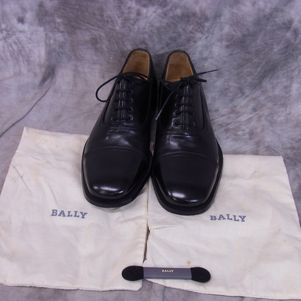 実際に弊社で買取させて頂いたBALLY/バリー ALTON-00 キャップトゥ ゴートスキン/レザーシューズ ブラック 6.5の画像 8枚目