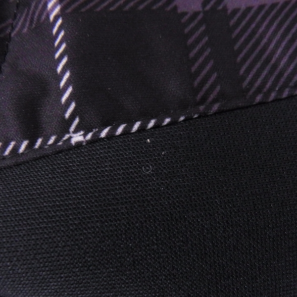 実際に弊社で買取させて頂いたMIZUNO/ミズノ ゴルフウェア 中綿ブルゾン チェック柄 ムーブウォーマー ブラック/XLの画像 4枚目