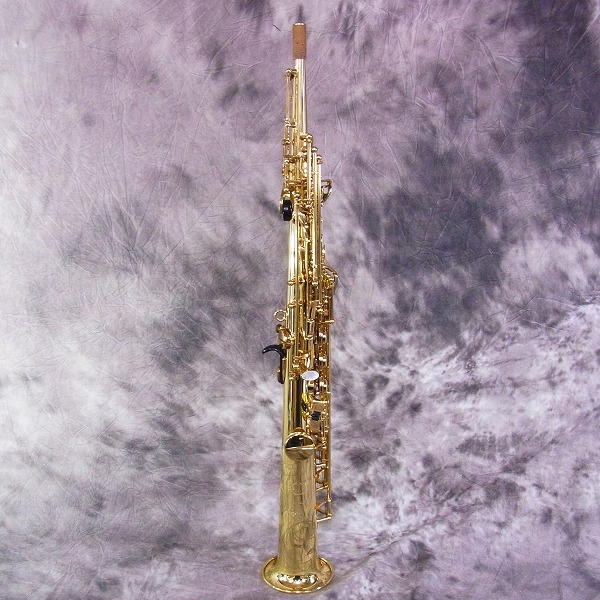 実際に弊社で買取させて頂いた★H.SELMER/セルマー SA80Ⅱ Super Action SERIE Ⅱ W/E GL 彫刻入り ソプラノサックス 純正ケース付の画像 1枚目