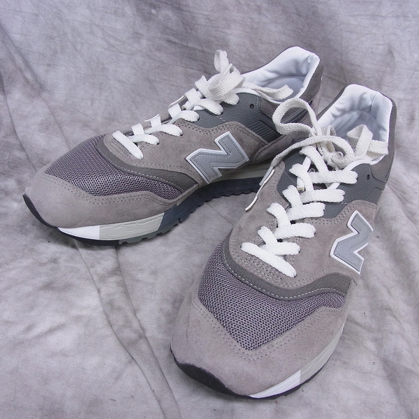 実際に弊社で買取させて頂いたNEW BALANCE/ニューバランス EDIFICE 米国製 スニーカー M9975GR/27