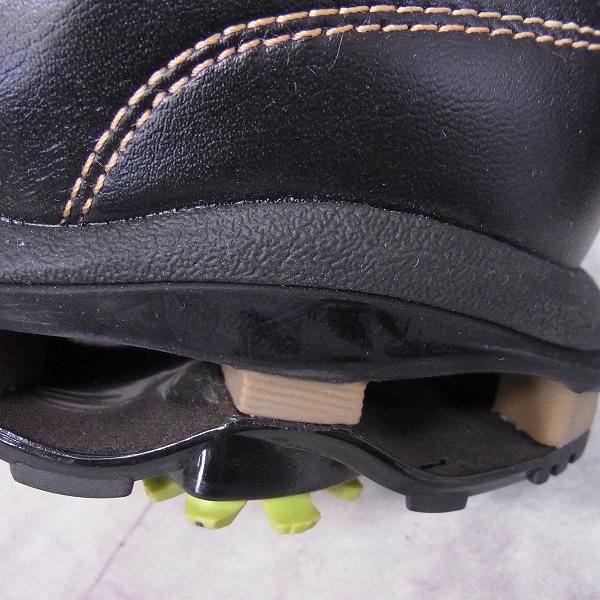 実際に弊社で買取させて頂いた未使用 MIZUNO/ミズノ ゴルフシューズ ワイドスタイル ブラック/45KM02809/24.5cm/4Eの画像 6枚目