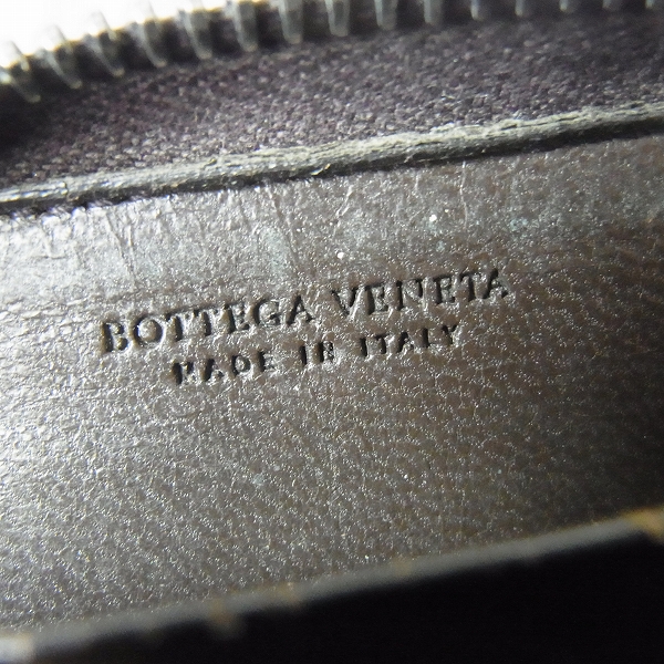 実際に弊社で買取させて頂いたBOTTEGA VENETA/ボッテガヴェネタ ラウンドジップ コインケース/カードケースの画像 6枚目