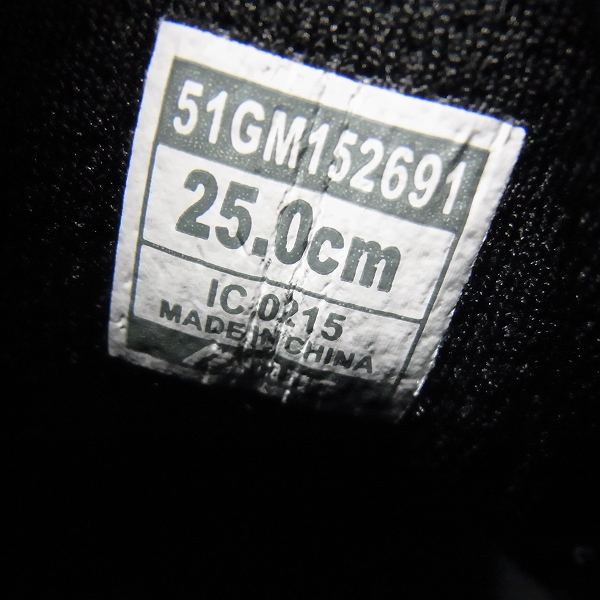 実際に弊社で買取させて頂いたMIZUNO/ミズノ ゴルフシューズ ネクスライト 002ボア ダイヤル式/51GM152691/ホワイト×ブラック/25.0cm/3Eの画像 5枚目