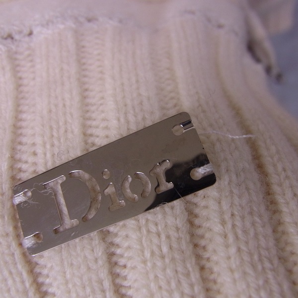 実際に弊社で買取させて頂いたChristian Dior/クリスチャンディオール ラビットファー 袖切り替え ブルゾン 3A130022010/36の画像 6枚目