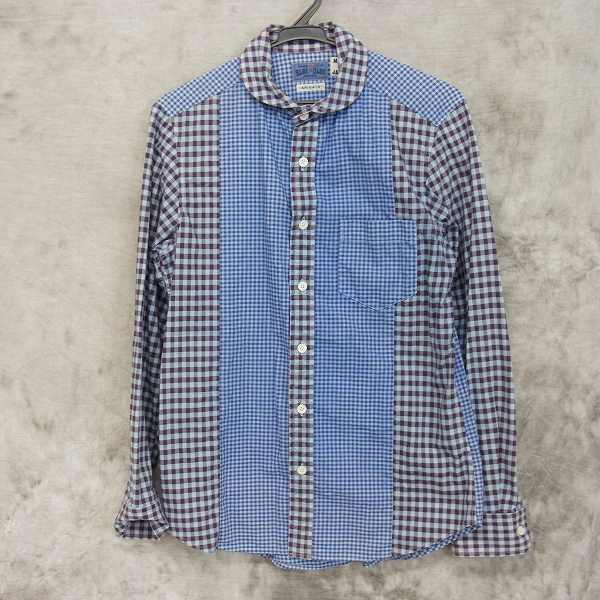 実際に弊社で買取させて頂いたBLUE BLUE/ブルーブルー 切替 チェックシャツ/2 