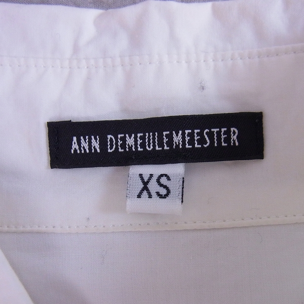 実際に弊社で買取させて頂いたANN DEMEULE MEESTER/アンドゥムルメステール ボタンダウンシャツ XSの画像 2枚目