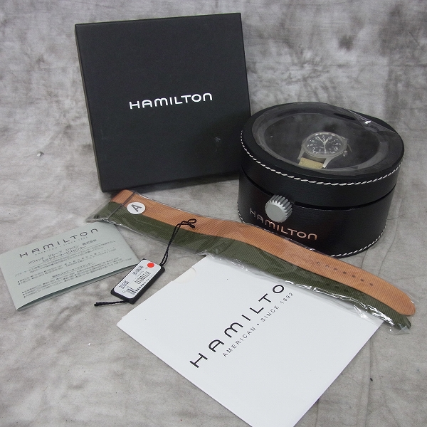 実際に弊社で買取させて頂いたHAMILTON/ハミルトン KHAKI/カーキ ボーイズ/手巻き 9415Aの画像 6枚目