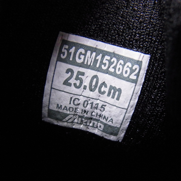 実際に弊社で買取させて頂いた未使用 MIZUNO/ミズノ ゴルフシューズ ネクスライト 002ボア ダイヤル式/51GM152662/レッド×ブラック/25.0cm/3Eの画像 5枚目