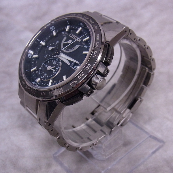 実際に弊社で買取させて頂いたCITIZEN/シチズン アテッサ ソーラー腕時計 H820-T020135/AT9024-58Eの画像 2枚目