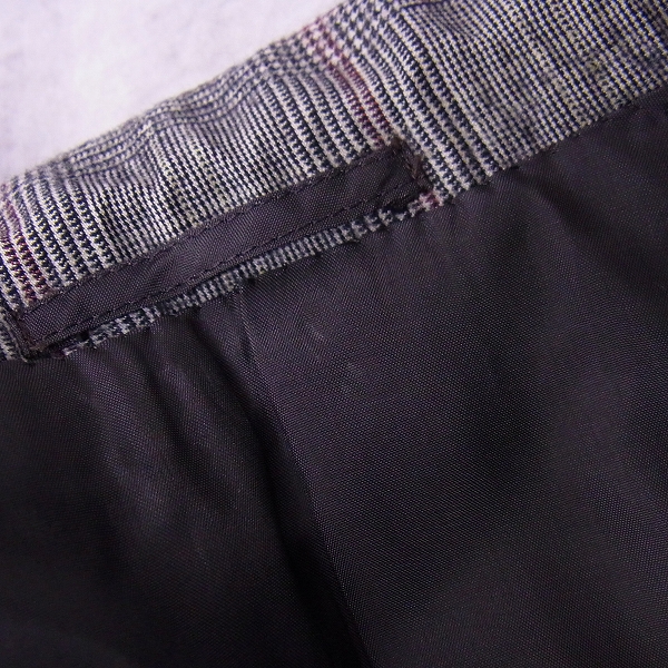 実際に弊社で買取させて頂いたEDIFICE/エディフィス チェック柄 3Bスーツ セットアップ/46の画像 6枚目