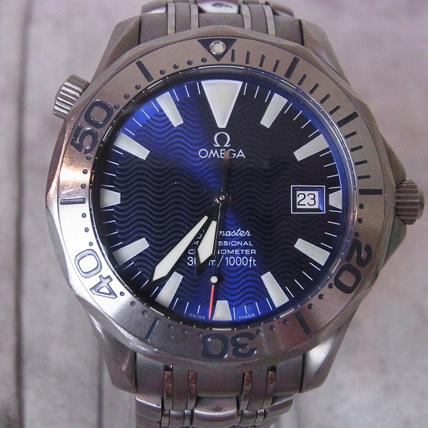 実際に弊社で買取させて頂いたOMEGA/オメガ Seamaster/シーマスター 300 プロフェッショナル クロノメーター Ref 2552.80の画像 1枚目