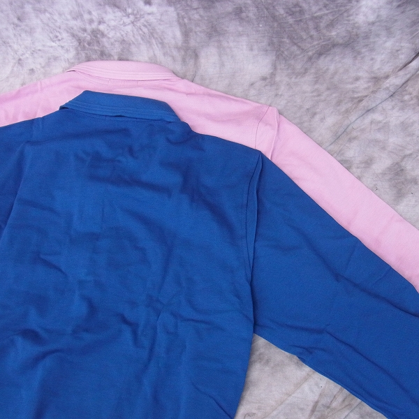 実際に弊社で買取させて頂いた【未使用】BURBERRY LONDON/バーバリー ロンドン ゴルフウェア 長袖ポロシャツ 2点セット/Lの画像 2枚目