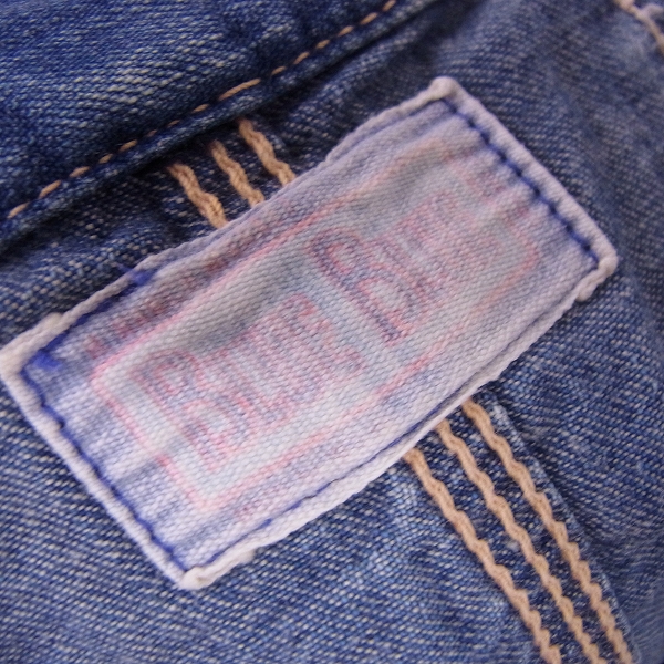 実際に弊社で買取させて頂いたBLUE BLUE/ブルーブルー デニムつなぎ/オールインワン/4/XLの画像 2枚目