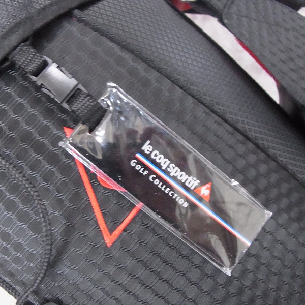 実際に弊社で買取させて頂いた★Le coq sportif/ル・コック スタンドキャディバッグ QQ1200 ブラックの画像 4枚目