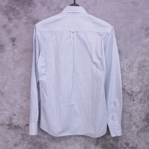 実際に弊社で買取させて頂いたMAISON KITSUNE/メゾンキツネ ストライプ柄 ボタンダウンシャツ/38の画像 1枚目