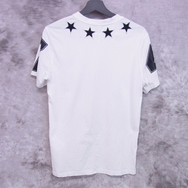 実際に弊社で買取させて頂いたGIVENCHY/ジバンシィ 16AW スターパッチ カットソー/半袖Tシャツ ホワイト/Sの画像 1枚目