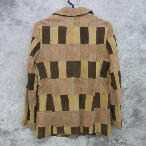 実際に弊社で買取させて頂いたHysterics/ヒステリックス ゴートレザー パッチワーク 3Bジャケット F の画像 1枚目