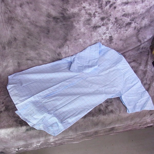 実際に弊社で買取させて頂いたBURBERRY/バーバリーロンドン 半袖チェックシャツ/Mの画像 3枚目