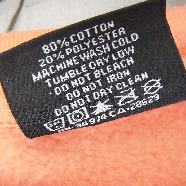 実際に弊社で買取させて頂いたSTUSSY/ステューシー 裏起毛 スウェットトレーナー Mの画像 3枚目