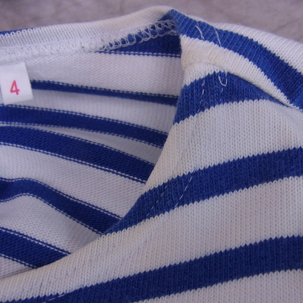 実際に弊社で買取させて頂いたBLUE BLUE/ブルーブルー ボーダー ロンT/カットソー 4の画像 5枚目