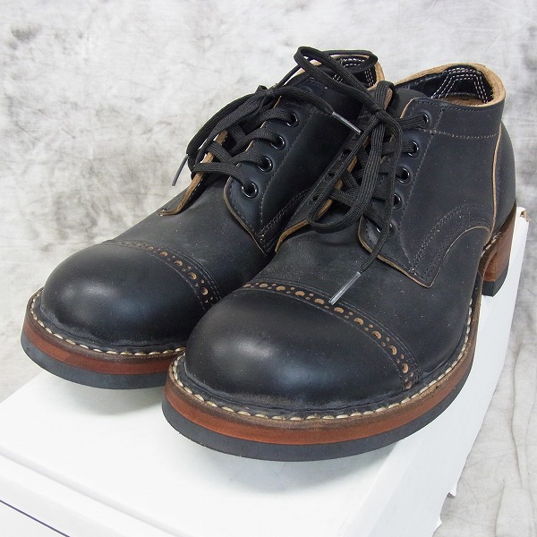 実際に弊社で買取させて頂いたWHITE'S BOOTS/ホワイツブーツ OXFORD/オックスフォード BLK CALF /9.5