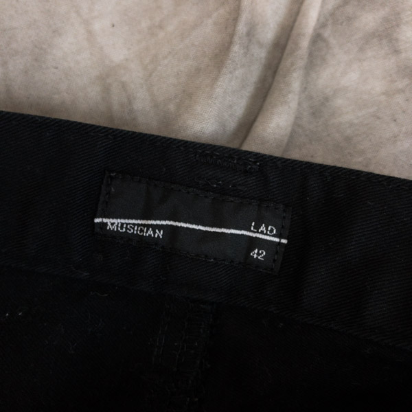 実際に弊社で買取させて頂いたLAD MUSICIAN/ラッドミュージシャン テーパード ストレッチスキニーパンツ 42の画像 4枚目