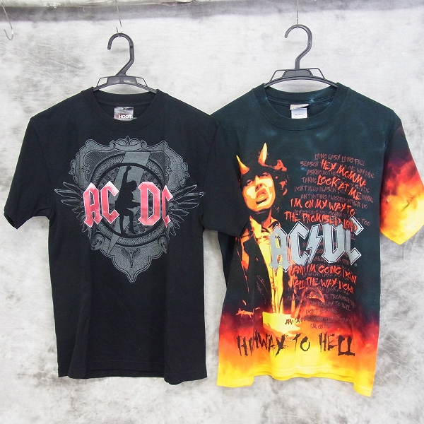 実際に弊社で買取させて頂いたAC/DC バンドTシャツ/S 2点セット 