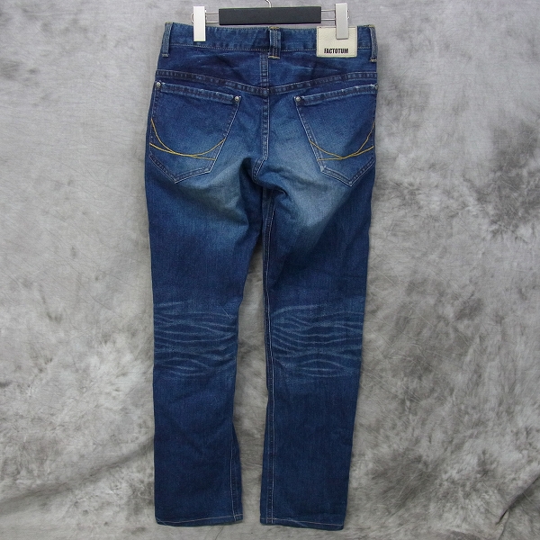 実際に弊社で買取させて頂いたFACTOTUM/ファクトタム ウォッシュ加工 デニムパンツ 01040326/29の画像 1枚目