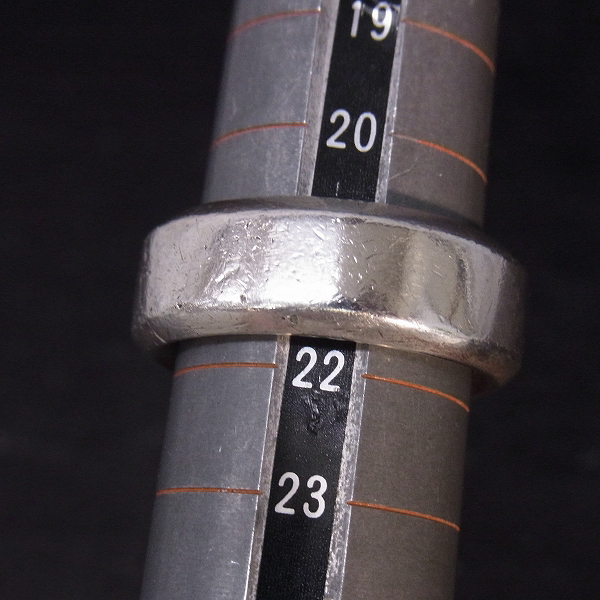 実際に弊社で買取させて頂いたgarni/ガルニ プレーン シルバーリング/925 21号 の画像 4枚目