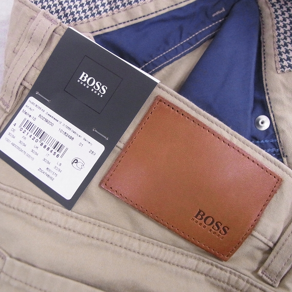 実際に弊社で買取させて頂いたHUGO BOSS/ヒューゴボス レギュラーフィット コットンパンツ 30/34の画像 2枚目