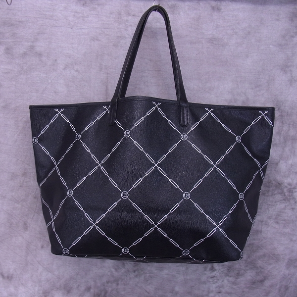 実際に弊社で買取させて頂いたuniform experiment×mastermind  BMS限定 PVCトート リバーシブルの画像 1枚目