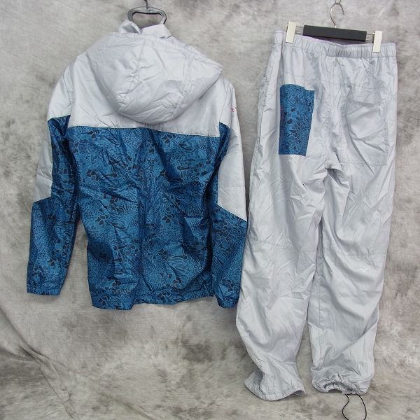 実際に弊社で買取させて頂いたMIZUNO/ミズノ ゴルフウェア アウタージャージセットアップ シルバー/XLの画像 1枚目