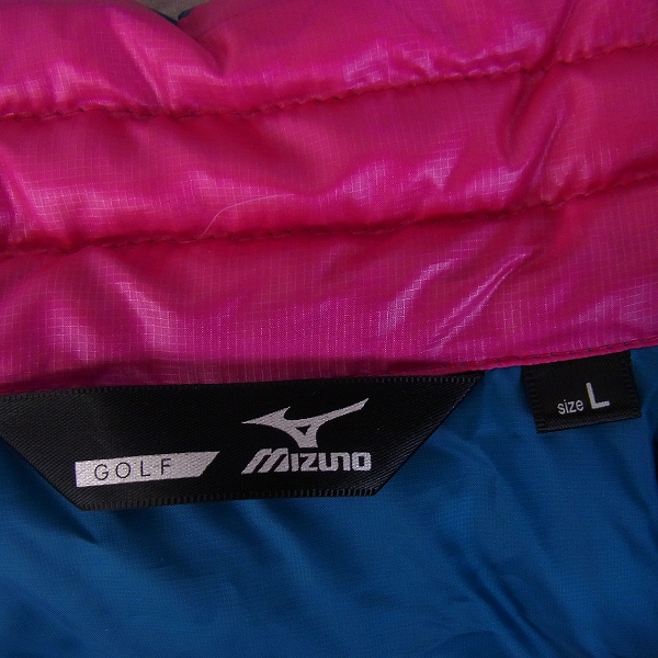 実際に弊社で買取させて頂いたMIZUNO/ミズノ ゴルフウェア リフレクションギア ダウンジャケット グリーン/Lの画像 2枚目