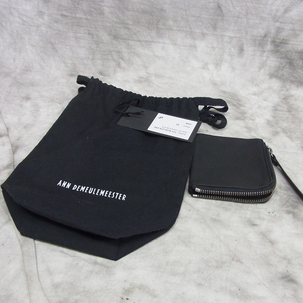 実際に弊社で買取させて頂いたANN DEMEULE MEESTER/アンドゥムルメステール L字ファスナー レザーコインケース ロングストラップの画像 4枚目