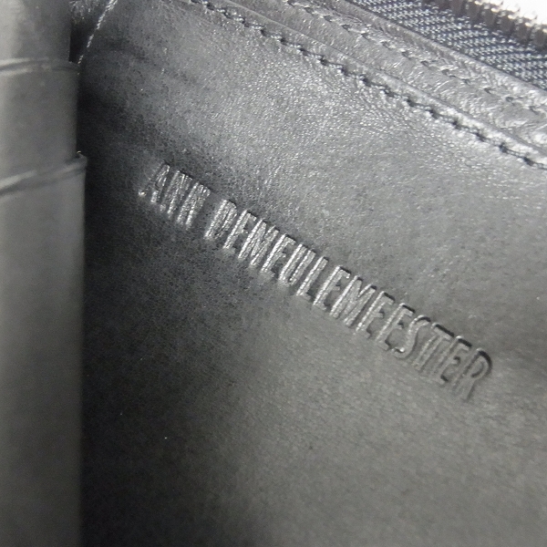 実際に弊社で買取させて頂いたANN DEMEULE MEESTER/アンドゥムルメステール L字ファスナー レザーコインケースの画像 4枚目
