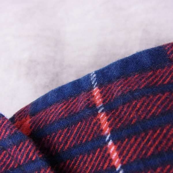 実際に弊社で買取させて頂いたBLUE BLUE/ブルーブルー チェック柄/ボタンダウン ネルシャツ 4の画像 6枚目