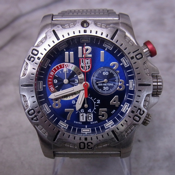 実際に弊社で買取させて頂いたLUMINOX/ルミノックス DIVE CHRONO 8150/8350 SERIES ネイビーシールズの画像 0枚目