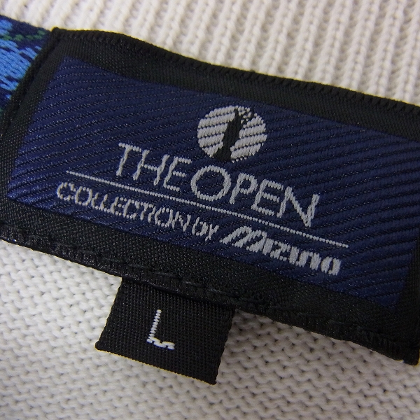 実際に弊社で買取させて頂いたMIZUNO/ミズノ ゴルフウェア THE OPEN Vネック長袖セーター3点セット/Lの画像 2枚目