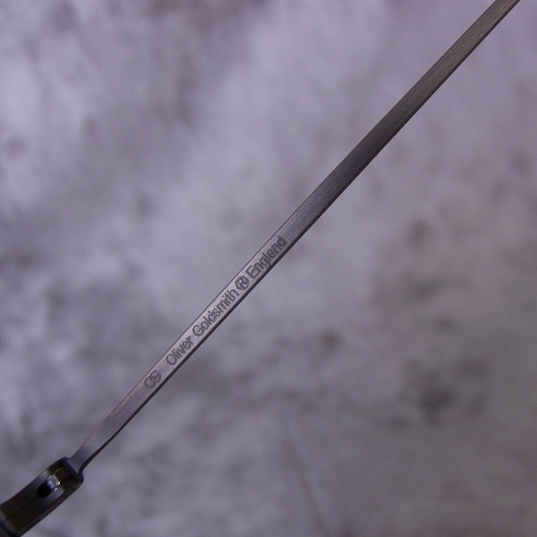 実際に弊社で買取させて頂いたOliver Goldsmith/オリバー ゴールドスミス oliver oval/pro Titanium 眼鏡/メガネフレームの画像 4枚目