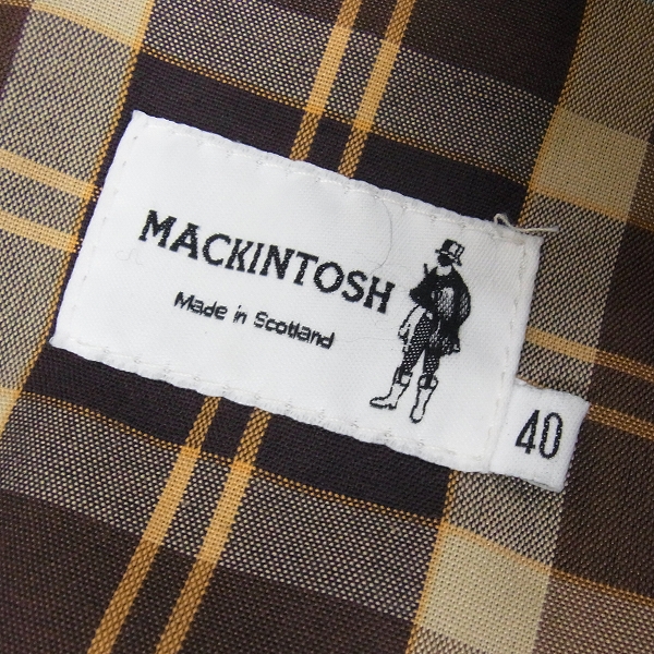 実際に弊社で買取させて頂いたMACKINTOSH/マッキントッシュ ロングコート/40の画像 2枚目