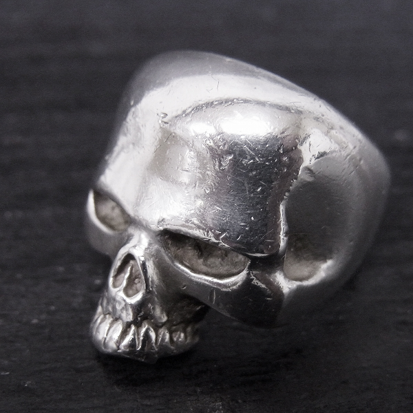 実際に弊社で買取させて頂いたCRAZY PIG DESIGNS/クレイジーピッグ スモールエビルスカル リング 19号