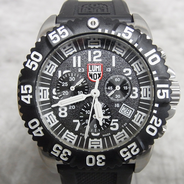 実際に弊社で買取させて頂いたLUMINOX/ルミノックス クロノグラフ 腕時計 ネイビーシールズ 3180 
