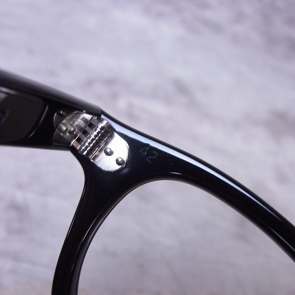 実際に弊社で買取させて頂いたJULIUS TART OPTICAL/ジュリアス タート オプティカル 眼鏡/メガネフレーム PL-009Aの画像 5枚目