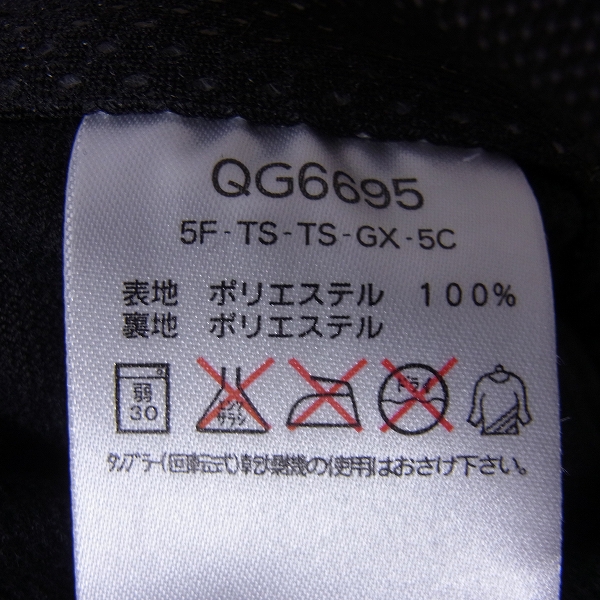 実際に弊社で買取させて頂いたLe coq sportif/ル・コック ゴルフ 布帛アウターベスト QG6695  ブラック ヒートナビ Lの画像 4枚目