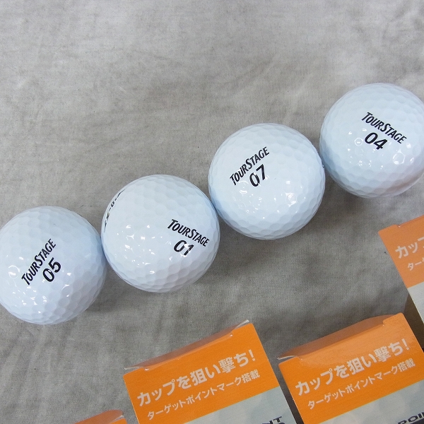 実際に弊社で買取させて頂いた【未使用】BRIDGESTONE/ブリヂストン ゴルフボール TOURSTAGE/ツアーステージ X01 1ダース ホワイトの画像 1枚目