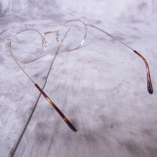実際に弊社で買取させて頂いた［難有り］Oliver Goldsmith/オリバー ゴールドスミス CHARLES 47 眼鏡/メガネフレームの画像 1枚目