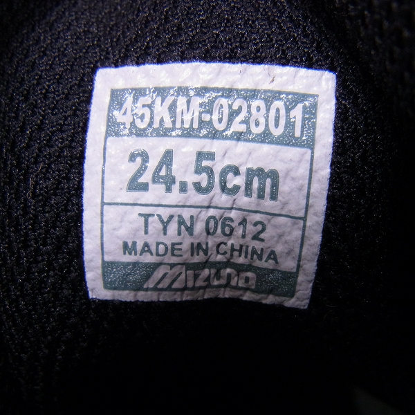 実際に弊社で買取させて頂いたMIZUNO/ミズノ ゴルフシューズ 45KM-02801 24.5の画像 5枚目