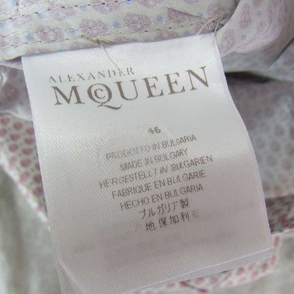 実際に弊社で買取させて頂いたALEXANDER McQUEEN/アレキサンダーマックイーン スカル総柄ハーフパンツ 46の画像 3枚目