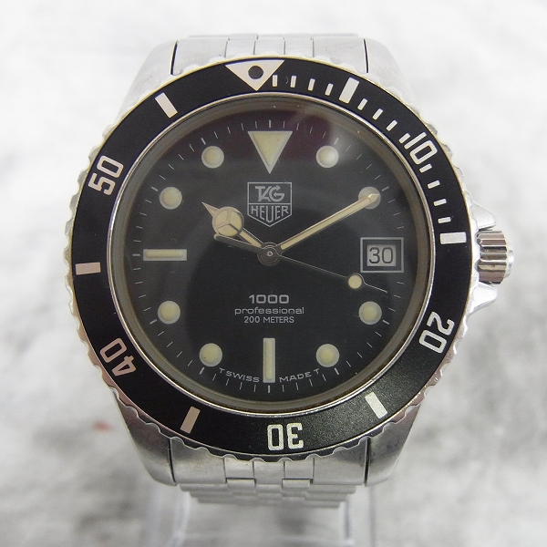 実際に弊社で買取させて頂いた【動作未確認】TAG HEUER/タグホイヤー プロフェッショナル1000 クォーツ 980 013N