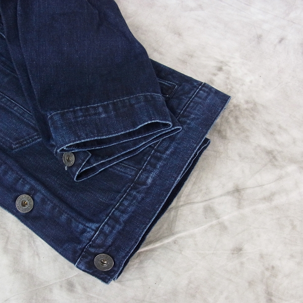 実際に弊社で買取させて頂いたHUGO BOSS/ヒューゴボス インディゴ デニムジャケット Sの画像 6枚目